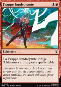 Frappe foudroyante - Marvel Super Heroes