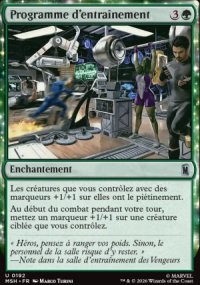 Programme d'entra�nement - Marvel Super Heroes