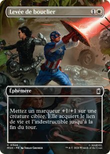 Lev�e de bouclier - Marvel Super Heroes