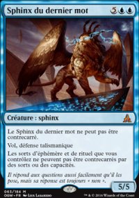 Sphinx du dernier mot - 