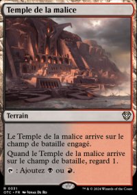 Temple de la malice - 