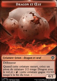 Jeton Dragon et uf - 