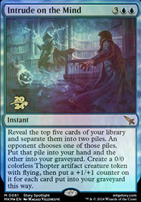 Intrusion d'esprit - Prerelease Promos