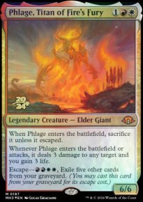 Phlage, titan de la furie du feu - Prerelease Promos