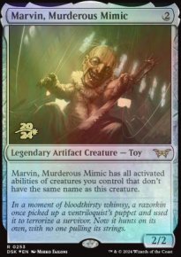 Marvin, mimique meurtrier - Prerelease Promos