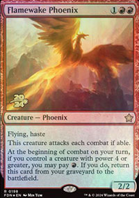 Phnix au sillage de flammes - Prerelease Promos