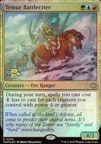Crieuse de bataille temurienne - Prerelease Promos