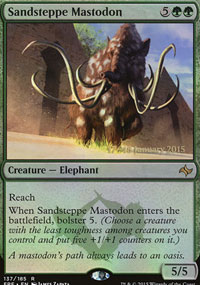 Mastodonte de la steppe de sable - Prerelease Promos