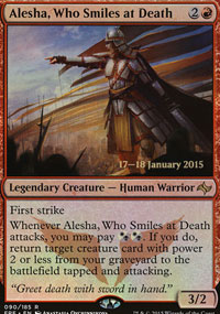 Alesha, Celle-qui-sourit-devant-la-mort - Prerelease Promos