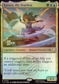 Katara, l'intrpide - Prerelease Promos