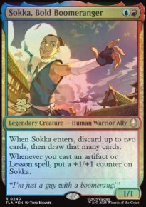 Sokka, boomeranger audacieux - Prerelease Promos