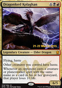 Kolaghan, seigneur-dragon - Prerelease Promos