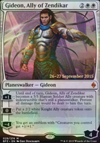 Gideon, alli de Zendikar - Prerelease Promos