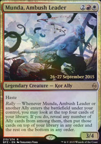 Munda, chef d'embuscade - Prerelease Promos