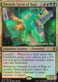 Omnath, Locus de rage - Prerelease Promos