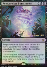 Supplice implacable - Prerelease Promos