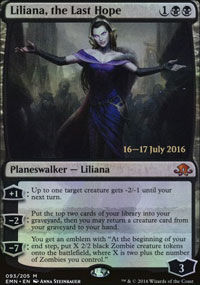 Liliana, dernier espoir - Prerelease Promos