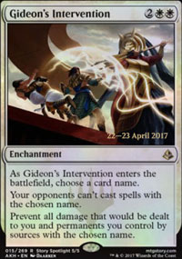 Intervention de Gideon - Prerelease Promos