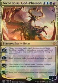 Nicol Bolas, Dieu-Pharaon - Prerelease Promos