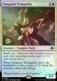 vangliste sanguine - Prerelease Promos