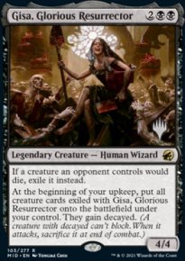 Gisa, rsurrectrice glorieuse - Planeswalker symbol stamped promos