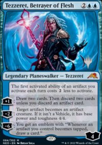 Tezzeret, tratre de la chair - Planeswalker symbol stamped promos