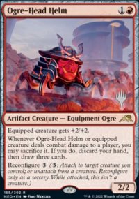 Heaume tte d'ogre - Planeswalker symbol stamped promos