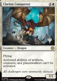 Conqurant clairon - Planeswalker symbol stamped promos