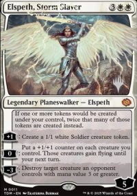 Elspeth, tueuse de temptes - Planeswalker symbol stamped promos