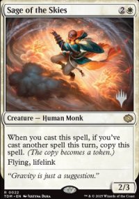Sage des cieux - Planeswalker symbol stamped promos