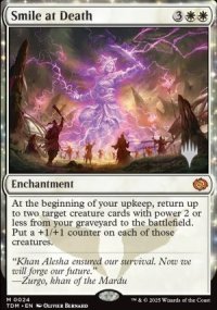 Sourire devant la mort - Planeswalker symbol stamped promos