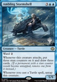 Carapace-tempete vagabonde - Planeswalker symbol stamped promos