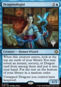 Dragonologue - Planeswalker symbol stamped promos