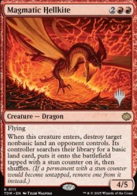 Escouflenfer magmatique - Planeswalker symbol stamped promos