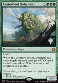 Bhmoth caveur de cratres - Planeswalker symbol stamped promos