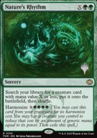 Rythme de la nature - Planeswalker symbol stamped promos