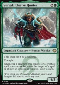 Surrak, chasseur insaisissable - Planeswalker symbol stamped promos