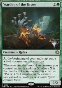 Gardien du bosquet - Planeswalker symbol stamped promos