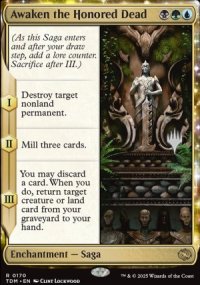 veiller les morts honors - Planeswalker symbol stamped promos