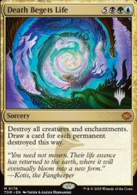 La mort engendre la vie - Planeswalker symbol stamped promos