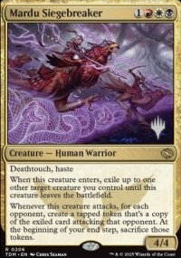 Brisesige marduen - Planeswalker symbol stamped promos