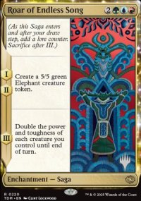 Rugissement du Chant sans fin - Planeswalker symbol stamped promos