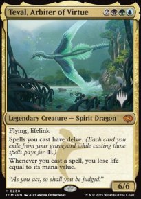 Teval, arbitre de la vertu - Planeswalker symbol stamped promos