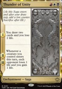 Tonnerre de l'unit - Planeswalker symbol stamped promos