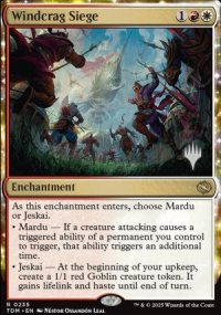 Sige de la Cordillre des Vents - Planeswalker symbol stamped promos