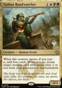 Gardien de la route yathan - Planeswalker symbol stamped promos