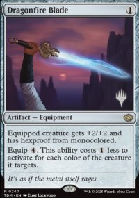 Lame de feu des dragons - Planeswalker symbol stamped promos