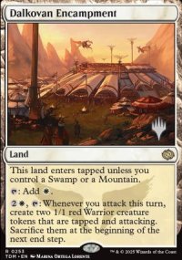 Campement dalkovan - Planeswalker symbol stamped promos