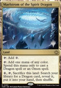 Maelstrm du dragon-esprit - Planeswalker symbol stamped promos