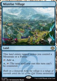 Village de Lvebrume - Planeswalker symbol stamped promos